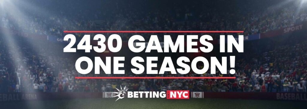2430 games in one mlb season!